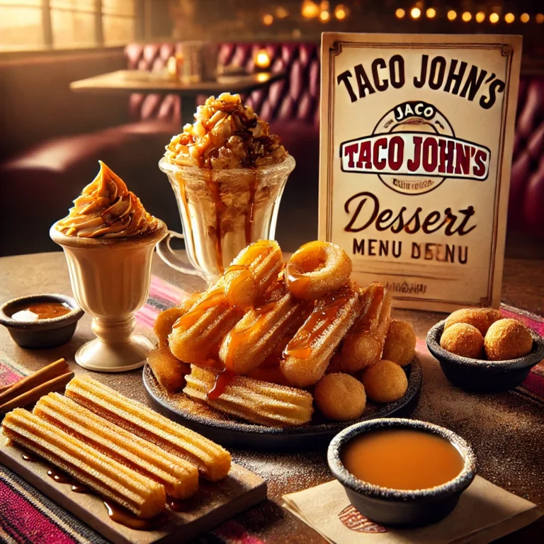 Discover Taco John’s Dessert Menu menu, Taco John’s Dessert Menu prices, and Taco John’s Dessert Menu operating hours – Your Ultimate Guide to Sweet Indulgence