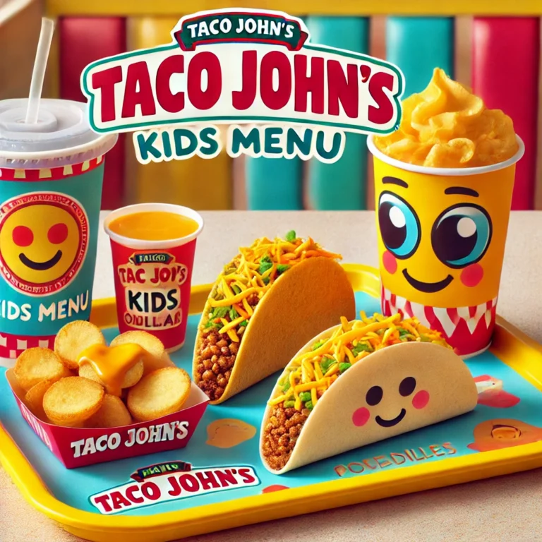 Discover Taco John’s Kids Menu menu, Taco John’s Kids Menu prices, and Taco John’s Kids Menu operating hours – The Ultimate Guide to Kid-Friendly Dining