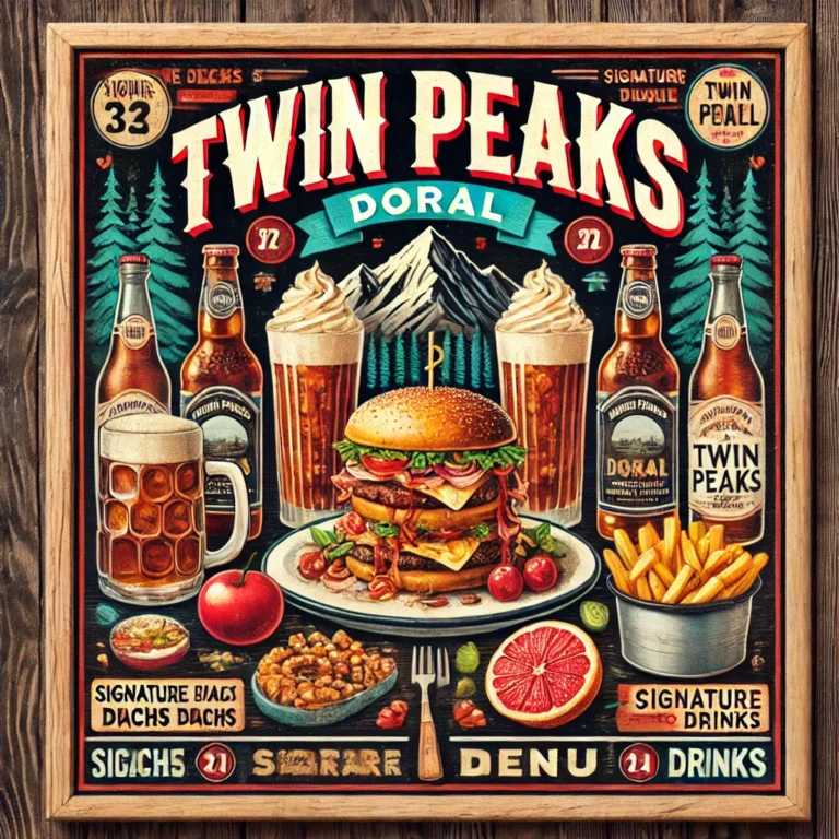 Experience the Ultimate Dining Journey with the Unbeatable twin peaks doral menu & twin peaks doral prices