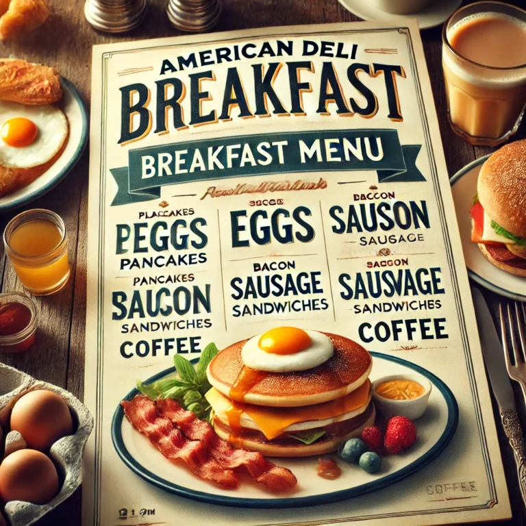 american deli breakfast menu Menu & american deli breakfast menu Prices: A Comprehensive Guide to Family-Friendly Breakfast Delights