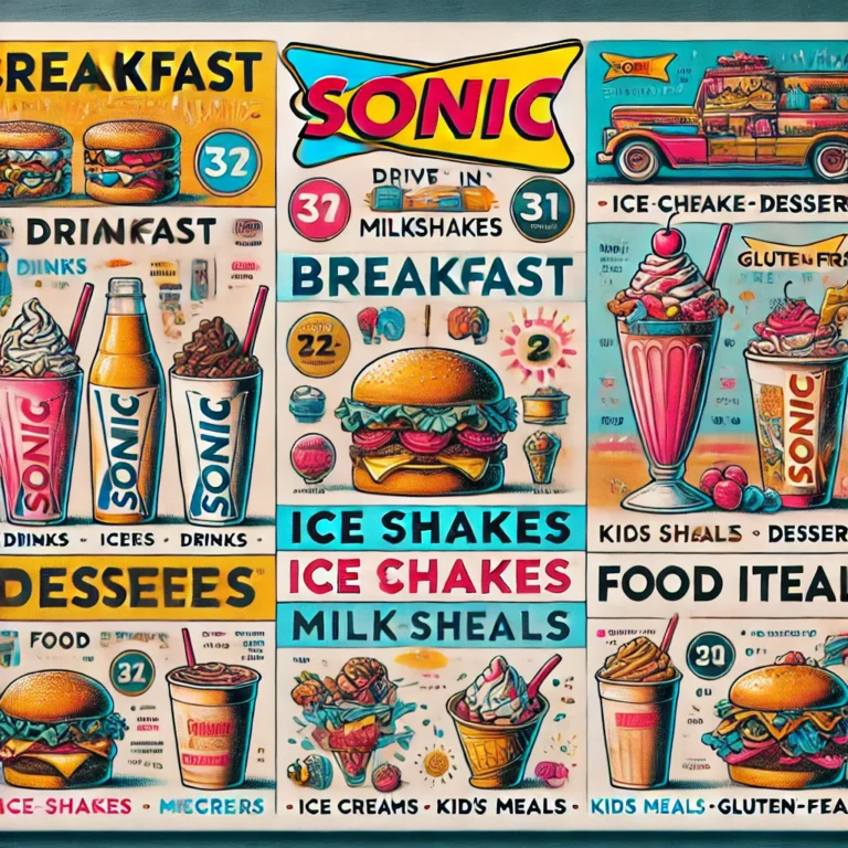 Discover the Ultimate sonic menu with prices Menu & sonic menu with prices Prices Experience at sonic menu with prices