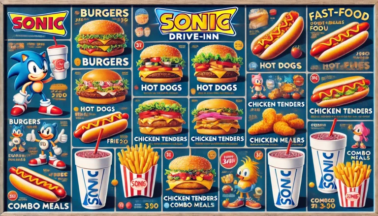 Discover the Ultimate sonic food menu menu & sonic food menu prices – An Unmatched Dining Experience at sonic food menu