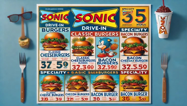 Discover the Ultimate sonic burger menu menu & sonic burger menu prices – Your Exclusive Guide to sonic burger menu Delights