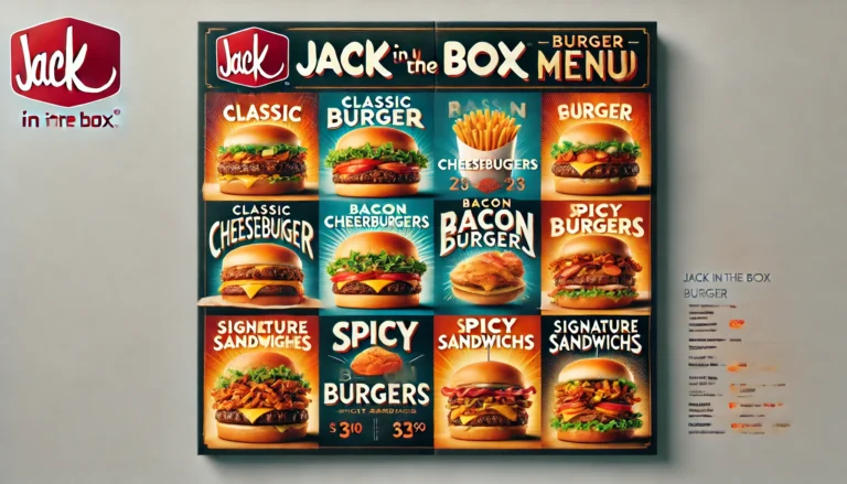 Discover the Ultimate jack in the box burger menu menu & jack in the box burger menu prices: A Complete Guide to Tasty, Budget-Friendly Burgers