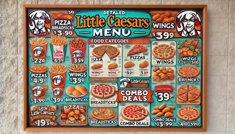 Discover jlittle caesars menu with prices: Experience Real-Time Dining at its Finest