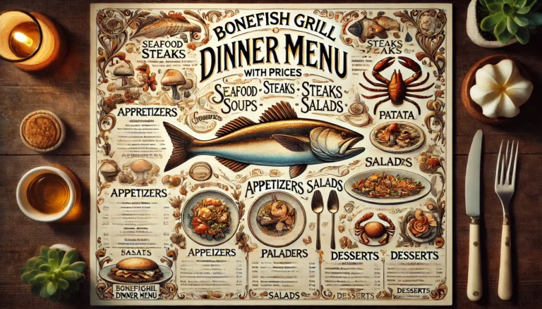 Discover the Bonefish Grill Dinner Menu With Prices menu: Your Ultimate Guide to Bonefish Grill Dinner Menu With Prices prices, Exquisite Specials, and Unforgettable Dining Experiences