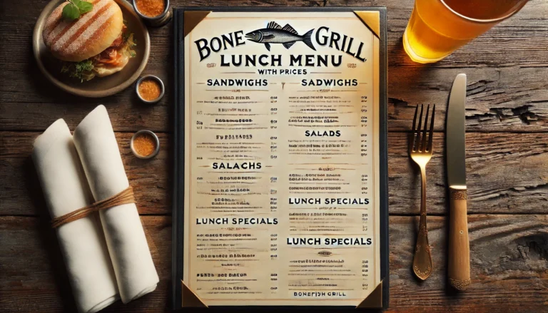 Discover the Bonefish Grill Lunch Menu With Prices menu: Your Ultimate Guide to Bonefish Grill Lunch Menu With Prices prices, Delectable Lunch Specials, and Unforgettable Dining Experiences