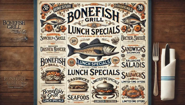 Discover the Bonefish Grill Menu Lunch Specials With Prices menu: Your Ultimate Guide to Bonefish Grill Menu Lunch Specials With Prices prices, Delectable Lunch Specials, and Unforgettable Dining Experiences