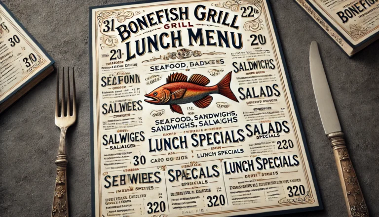 Discover Bonefish Grill menu, Bonefish Grill prices, and Bonefish Grill specials: Your Comprehensive Guide to the Bonefish Grill Lunch Menu Calories With Prices Experience