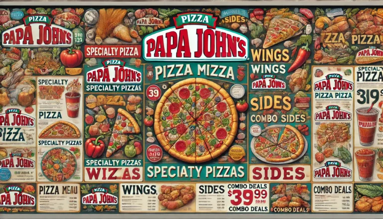 Papa John’s Pizza Menu & Prices 2025 | Order Pizza Delivery