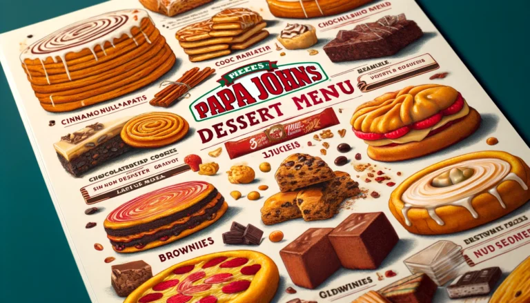 Papa John’s Dessert Menu: Prices, Options & Complete Guide 2025