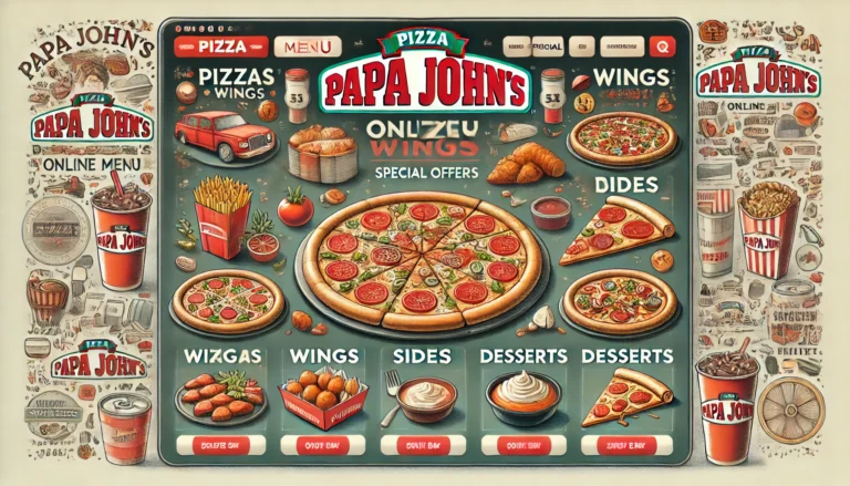 Papa John’s Online Menu: Prices, Nutrition & Complete Pizza Guide 2025