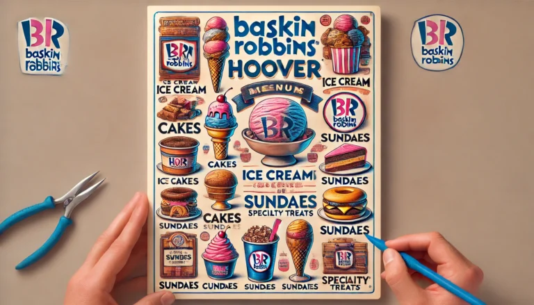 Baskin Robbins Hoover Menu & Prices 2025 | Full Ice Cream Selection