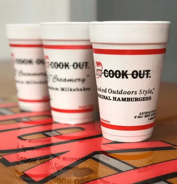 Cook Out Milkshake Menu